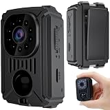SECURITY TOYS Mini Cámara Espía Oculta, Videovigilancia sin Internet, Camara Vigilancia Sin WiFi con Visión Nocturna y Detección de Movimiento para Coche, 11 Horas de Batería, Spy CAM sin WiFi