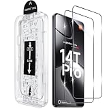 Aerku Protector de Pantalla para Xiaomi Mi 14T Pro/14T 5G con Alineador