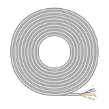 AISENS - A135-0660 - Cable de Red RJ45 Cat.6 UTP Rígido AWG23 CCA, Gris, 100m