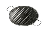 Garcima 11036 - Plancha grill esmaltada redonda 36cm