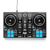 Hercules DJControl Inpulse 200 MK3 - Controlador DJ Ideal Serato Lite | Guías de luz Beatmatch, control Stems dedicado, 8 pads de performance, jog wheels táctiles, DJUCED/Serato DJ Lite