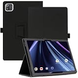 AKNICI Funda para Acer Iconia Tab A11-11-A921 Tablet 11 Pulgadas, PU Protectora Carcasa Cover con Magnetite y Cinturón de Seguridad y Soporte Función para Acer Iconia Tab A11-11-A921 (Negro)