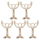 TOKIDNY 5 piezas soporte de hoja ventilador techo accesorios reemplazo dorado para montaje y reparación de cuchillas ventilador techo