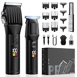 Maquina Cortar Pelo, Cortapelos Hombre Maquina Cortar Pelo Profesional Maquina de Afeitar Hombre Juego de Cortapelos Para Hombre Recortadora de Barba Maquina Afeitar Regalos Para Hombres