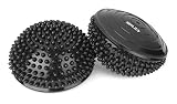 SKLZ Balance Pods – Fortalecimiento de Core | Negro; set de 2; textura antideslizante de doble capa; inflables, ligeros y portátiles; mejoran estabilidad