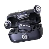 Hollyland Lark M3 (2TX+Camera RX+USB-C RX) Microfono Wireless | Audio Dettagliato, 48 ore, Cancellazione Rumore AI, Voice Tuning, Auto-Limit, Kit Compatto, Camera/iPhone/Android/Vlog