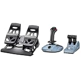 Thrustmaster TFRP T.Flight Rudder Pedals - PS5, XBOX y PC TCA Officer Pack Airbus Edition - Stick y Acelerador - PC
