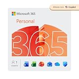 Microsoft 365 Personal | 12 meses | 1 persona | Apps Office con IA | 1TB de Almacenamiento OneDrive | Código de activación enviado por email