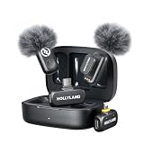 Hollyland Lark A1 (2TX+2RX+Case) Micrófono Inalámbrico para iPhone/USB-C