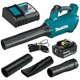 Soplador LXT 18 V (1 x 5,0 Ah) con cargador rápido - MAKITA DUB184RT