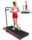 Superun Cinta de Correr con Inclinación, Velocidad 1-12 km/h, Motor 2,5-3 CV, Carga máxima 136 kg, Apta para Apartamentos, con App, Dark, 90 cm