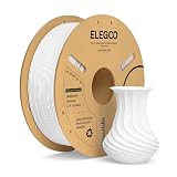 ELEGOO Filamento PLA+ 1.75 1KG Blanco | PLA Plus para Impresora 3D, Precisión Dimensional +/- 0.02mm, Carrete de Filamento 3D, para Mayoría Impresoras 3D