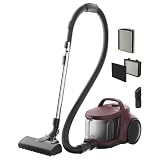 AEG Aspirador de Trineo 1000 W AL51C1DRF Rojo | 1000 w, 2 l, ruido 78 db(a), aspirador sin bolsa, color rojo