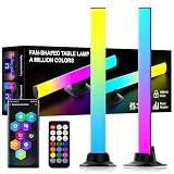 AURORIONCG Barra de Luz LED RGB Gaming, Lámpara TV y Monitor PC, Pack de 2