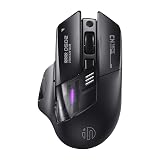 INPHIC A9 V2 Explorer Ratón Gaming Inalámbrico, 12800 dpi, Clic Silencioso
