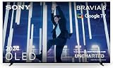 Sony BRAVIA 8 OLED 55' – Televisor 4K HDR con Dolby Vision Atmos, IMAX Enhanced y Procesador Cognitive XR, Google TV, 120Hz, Ideal para Cine y Gaming con PS5 – Negro