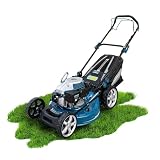 Cecotec Cortacésped de Gasolina 167cc Terrenator 4000.51 MAX Total Z Aut | Ancho de Corte 51cm, Cuerpo de Acero, Cambio de Altura Sistema Z-Tech y Propulsión Automática, 4in1 con Mulching