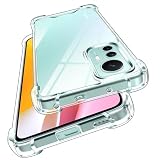 ivoler Anti-Amarillo Clara Funda para Xiaomi 12 Lite 5G con Cojín Esquina Parachoques, [Protección Antigolpes Militar] Carcasa Transparente Anti-Arañazos Case