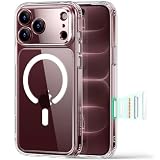 ESR Classic Hybrid Funda para iPhone 18 Pro Max/17 Pro MAX, Transparente | Antiamarilleo duradero, Ultrafino, Compatible con MagSafe, Protección militar 3X, Funda Magnética, Resistente a rayones