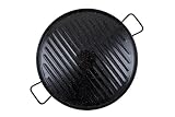Garcima 11046 - Plancha grill esmaltada redonda 46cm