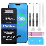 Elephantstory Batería para iPhone 15 Plus, 4580mAh y Kit de Reparación | Batería Interna Alta Capacidad Compatible con iPhone 15 Plus, A2847、A3093、A3094、A3096