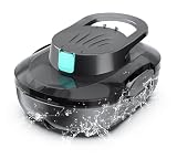 S1PRO (2026 Upgrade) Robot de Piscina, 120 Min de Autonomía | Robot Limpiafondos Piscina Sin Cable con Doble Motor, Autoaparcable, para Piscinas de Fondo Plano 95m²