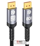 Sniokco 80Gbps Cable DisplayPort 2.1 1.5 Metros VESA Certificado 16K DP