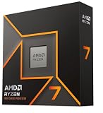 AMD Ryzen 7 9700X Procesador (8 núcleos/16 Threads) 65W DTP, Socket AM5, 40MB Caché, Reloj de Aumento máx. hasta 5.5 GHz, sin Ventilador
