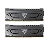 Patriot Viper Steel DDR4 RAM 16GB (2X8GB) 3200MHz CL16 UDIMM Desktop Gaming Memory Kit - PVS416G320C6K