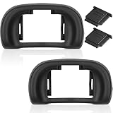 Protector de Visor Repuesto Ocular Cámara Compatible con Sony A7III A7II A9 A7S A99II A58 A7 A7R IV A7RIII A7SII 2 Pack Bota Caliente Cámara + 2 Pack Sustitución del Parche Ocular la Cámara para Sony