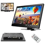 podofo 10,1 Pulgadas LCD Mini Monitor, Potable Monitor para Ordenador/Vigilancia/Cámara Trasera, con HDMI/VGA/AVI/BNC/USB de Entrada, HDMI Monitor para el Juego, DC 9-30V