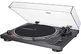 Audio-Technica AT-LP120X, Tocadiscos de Tracción Directa (Analógico y USB), Negro