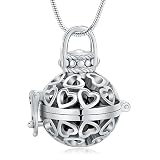 Collar de urna de cremación para cenizas – 'Always In My Heart', joyería de cremación hueca, linterna de amor, colgante de cenizas de acero inoxidable con mini urna de recuerdo, joyería conmemorativa