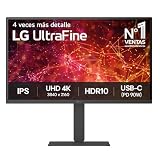 LG Monitor Ultrafine 27U730A-B - 27'', UHD(3840 x 2160), IPS, Negro | altura ajustable, HDR10, -, DCI-P3 90%, UHD 4K (3840 x 2160), HDMI 2, altavoces 5W x2