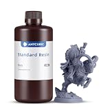 ANYCUBIC Resina de Impresora 3D, Resina Estándar de Curado Gris, 1000g | Luz UV de 405 nm con Alta Precisión y Curado Rápido y Excelente Fluidez para Impresión LCD 3D