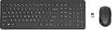HP 150 teclado y ratón inalámbricos, diseño inglés QWERTY, 2,4 GHz, pantalla LED, combinaciones de 12 teclas, plug and play, ratón sensor óptico de 1600 DPI, compatible con Windows 10 y 11, negro