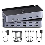 UGREEN Switch KVM HDMI 2.0 2 Entradas 2 Salidas 4K 60 Hz Conmutador 2 PC