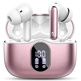 Auriculares Inalámbricos Bluetooth, Auriculares Bluetooth 5.3, HiFi Estéreo | Reducción de Ruido, HD Micrófono, Pantalla LED, 13 mm Controlador dinámico, IP7 Impermeable 36H Cascos Inalambricos