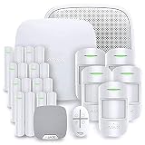 AJAX KIT-6W Alarma para el hogar, Blanco