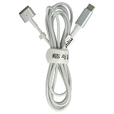 vhbw adaptador USB C a MagSafe 2 compatible con Apple MacBook Air 11' | (2012 - 2017) notebook portátil - Cable adaptador 170 cm, 100 W, PVC