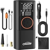 Oasser Compresor Aire Portatil Pequeño 6000mAh 150PSI, Cable Encendedor 3M