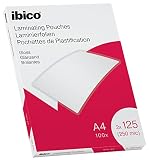 Ibico 627318 – Carteras Plastificar A4 250 Micras Gloss 100
