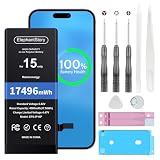 Elephantstory Batería para iPhone 15, 4580mAh y Kit de Reparación | Batería Interna Alta Capacidad Compatible con iPhone 15, A2846、A3089、A3090、A3092