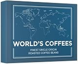 Black Vibes - Caja de 6 Cafés Naturales En Grano - WORLD'S COFFEES - 420g | 6x70g | Made in Italy | Café NO torrefacto | En los paquetes la palabra italiana 'Torrefatto' significa 'Tostado' en español