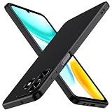 ivoler Negro Mate Funda para Honor X5C Plus con Protección de Cámara, Carcasa Protectora Antigolpes, Ultrafina Suave TPU Silicona Caso Delgada Anti-Choques Case