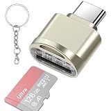 Lector de Tarjetas TF, USB-C a TF Lector de Tarjetas, OTG Adaptador de Lector de Tarjetas de Memoria Tipo C a TF USB para Windows Mac OS X Android