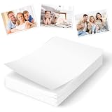 50 hojas de papel fotográfico brillante A4, 200 g/m², papel de foto para impresora, de secado rápido e impermeable, apto para impresoras de inyección de tinta