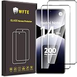 WFTE [2-Pack Protector de Pantalla para Xiaomi Redmi Note 14 Pro 5G,3D Cobertura máxima,9H Dureza,Huellas Dactilares Libre,Sin Burbujas,Cristal Templado Protector de Pantalla Redmi Note 14 Pro