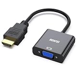 BENFEI Adaptador HDMI a VGA 1080P, para PC, TV, Ordenadores Portátiles y Otros Dispositivos HDMI - Negro