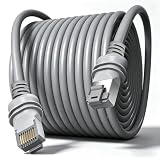 nplaseta Cable Starlink Gen 3 30m | Alargador Ethernet impermeable | Cable de repuesto para exterior Starlink